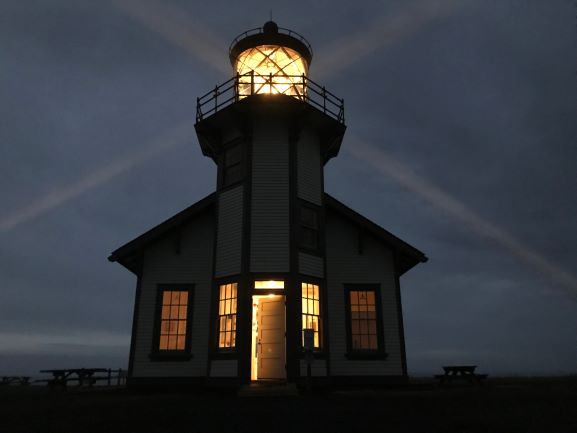 Lighthouse After Dark